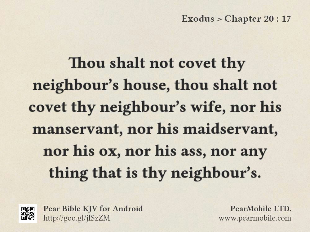 Exodus, Chapter 20:17